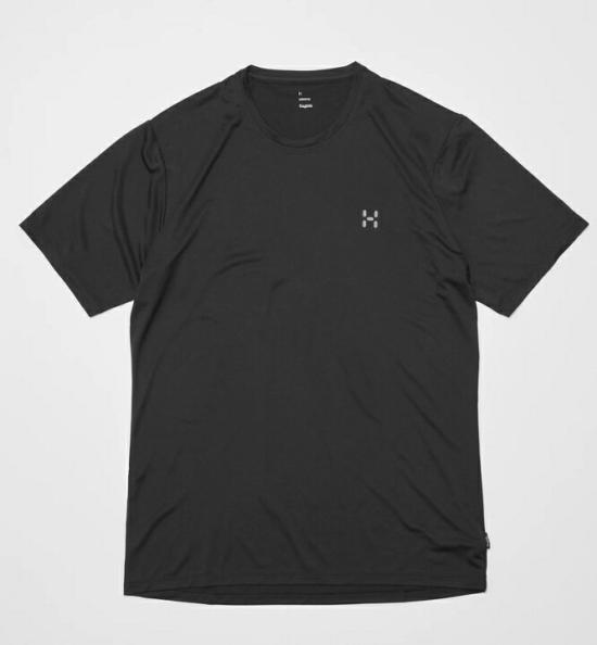 26SS 하그로프스 반팔 티셔츠 6078562C5 TRUE BLACK DOM