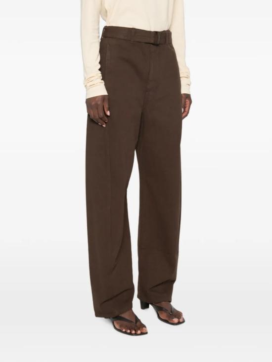 26FW 르메르 트위스트 벨티드 팬츠 PA326 LD1077BR512 Brown - LEMAIRE