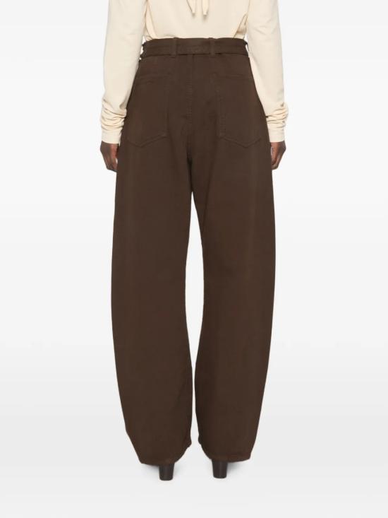 26FW 르메르 트위스트 벨티드 팬츠 PA326 LD1077BR512 Brown - LEMAIRE