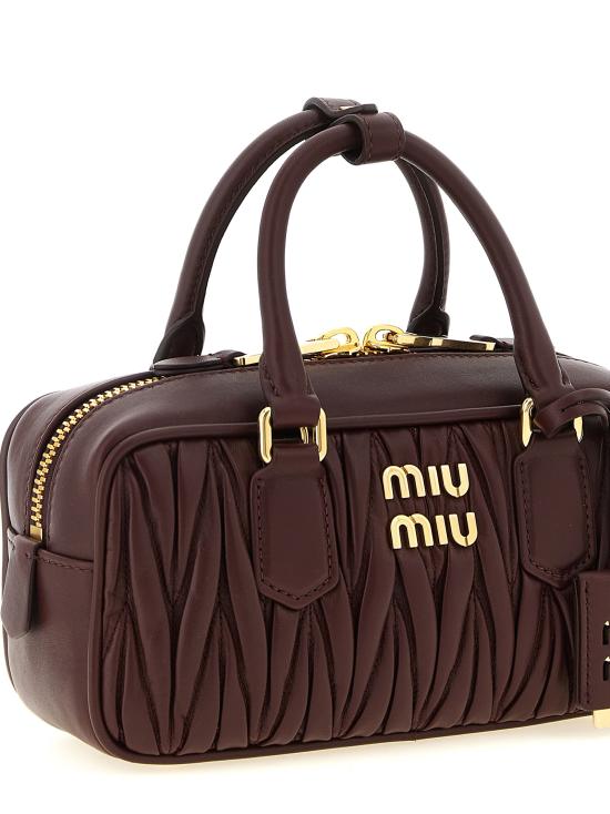26FW 미우미우 아르카디 마테라쎄 나파 레더 백 5BB142VOONAN88F0007 Bordeaux - MIU MIU