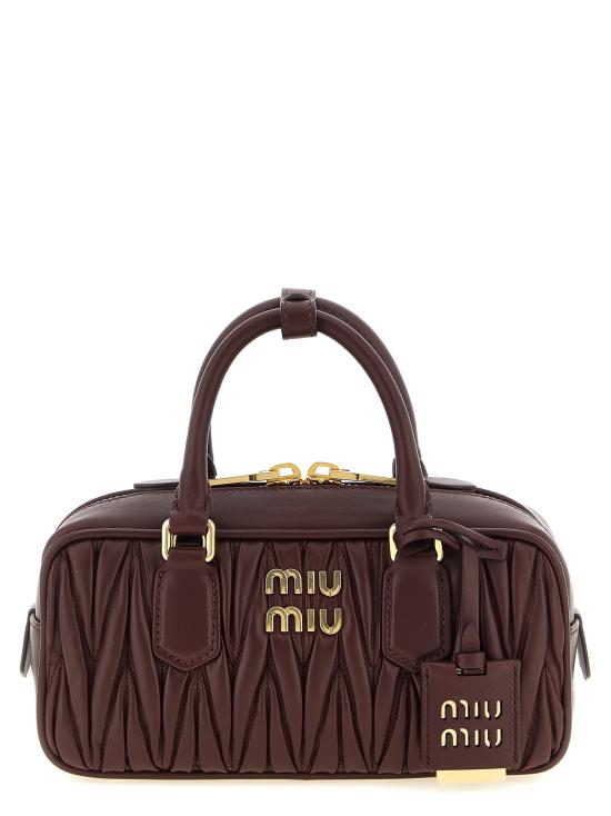 26FW 미우미우 아르카디 마테라쎄 나파 레더 백 5BB142VOONAN88F0007 Bordeaux
