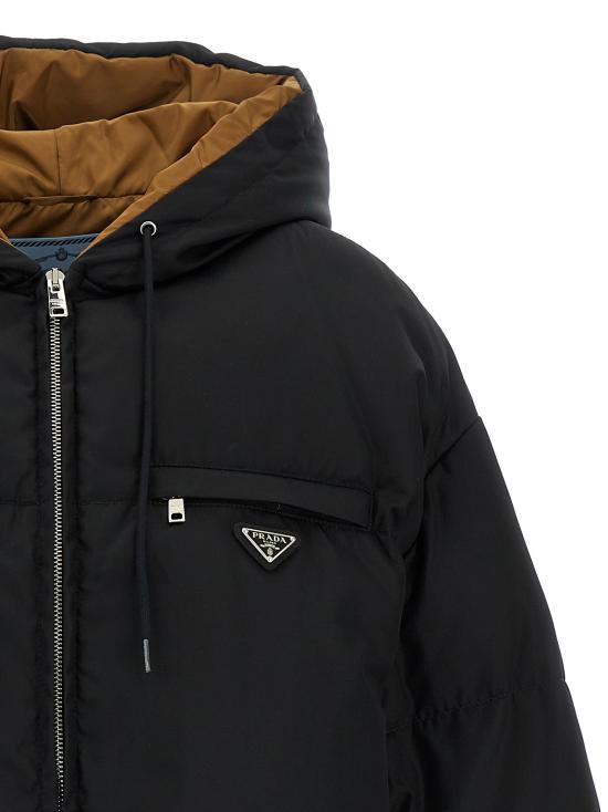 26FW 프라다 리나일론 다운 자켓 29B408SAAO1WQ8F0002 Black - PRADA
