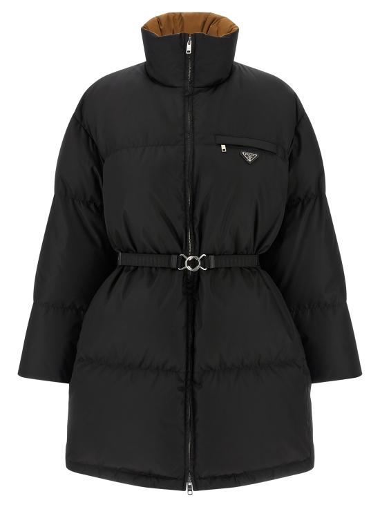 26FW 프라다 리나일론 롱 다운 자켓 29D408SOOO1WQ8F0002 Black