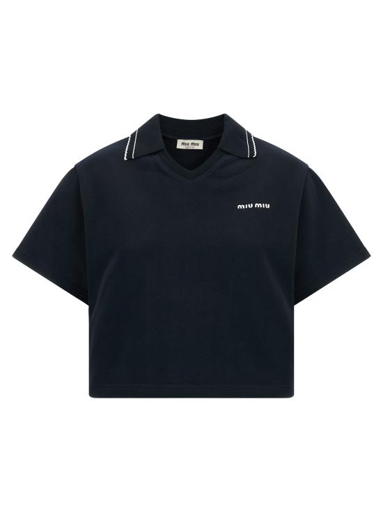 26FW 미우미우 폴로 티셔츠 MJNA41SOOO191LF0008 Blue