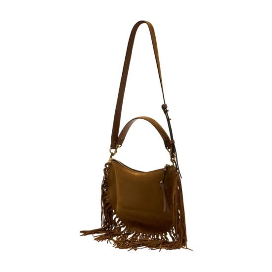 26FW 이자벨마랑 오스칸 호보 프린지 디테일 핸드백 BF0066FC C3C14M 50CO brown - ISABEL MARANT
