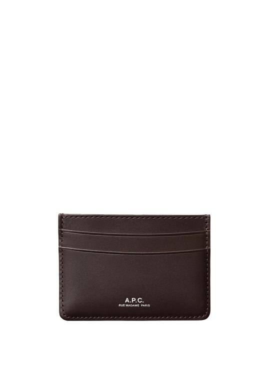 26FW 아페쎄 안드레 카드 홀더 PXAWV H63028 CAE Marron fonce