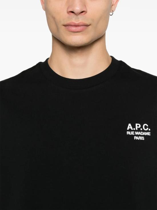 26FW 아페쎄 루 마담 스탠다드 티셔츠 COHBU M26388 TZC Noir blanc - A.P.C.