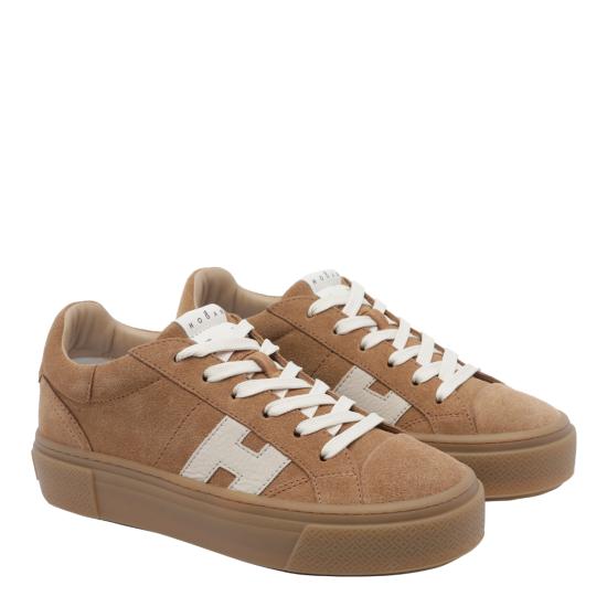 26FW 호간 크로스윈드 스니커즈 호간 HXW7050GB00 UHT0RZU Brown - HOGAN