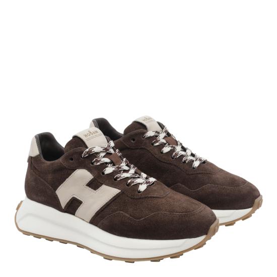 26FW 호간 스니커즈 HXW6410EH41 VFX0R1L Brown - HOGAN