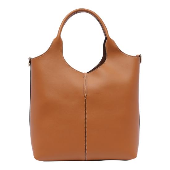 26FW 토즈 스몰 쇼핑백 XBWEBRF0200 UBL2L83 Brown - TODS