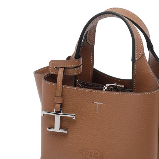 26FW 토즈 마이크로 토트백 XBWAPAFL000 QRIS410 Brown - TODS