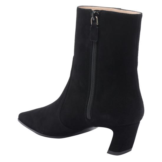 26FW 스튜어트 와이츠먼 부츠 SM498 STASSI ZIP BOOTIE 50 SUEBLK Black - STUART WEITZMAN