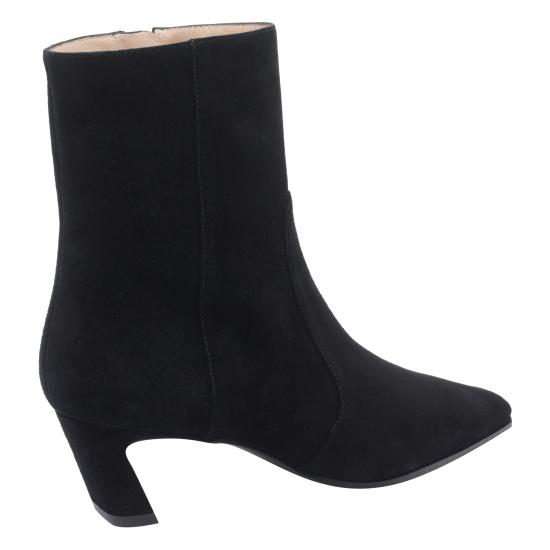26FW 스튜어트 와이츠먼 부츠 SM498 STASSI ZIP BOOTIE 50 SUEBLK Black - STUART WEITZMAN