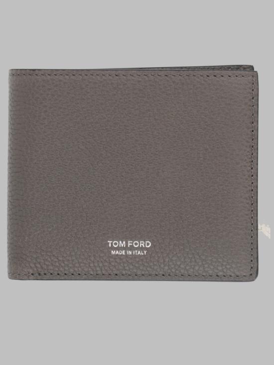 26FW 톰포드 그레인 가죽 클래식 바이폴드 지갑 Y0228 LCL158STBG GREY