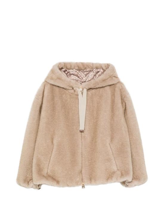 26FW 에르노 멜란지 얼터너티브 밍크 퍼 보머 자켓 GI000318D 127391985 Beige