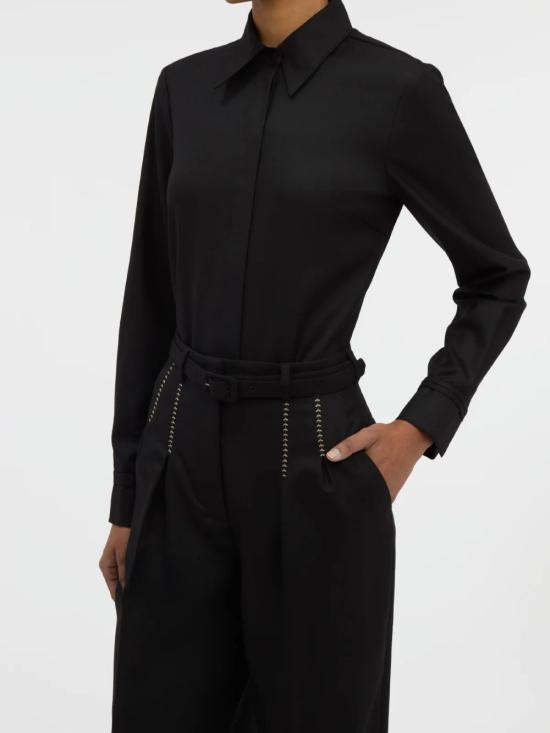 26FW 가브리엘라허스트 스트레이트 팬츠 4262179C016BCA Black - GABRIELA HEARST