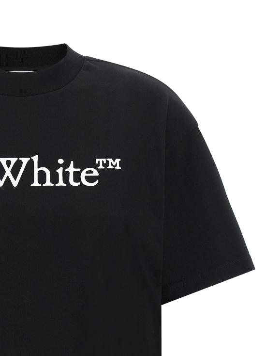 26FW 오프화이트 반팔 티셔츠 2FA00677TW003W003 Black - OFF WHITE