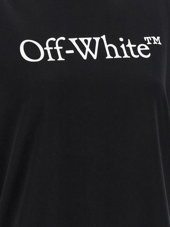 26FW 오프화이트 반팔 티셔츠 2FA00677TW003W003 Black - OFF WHITE