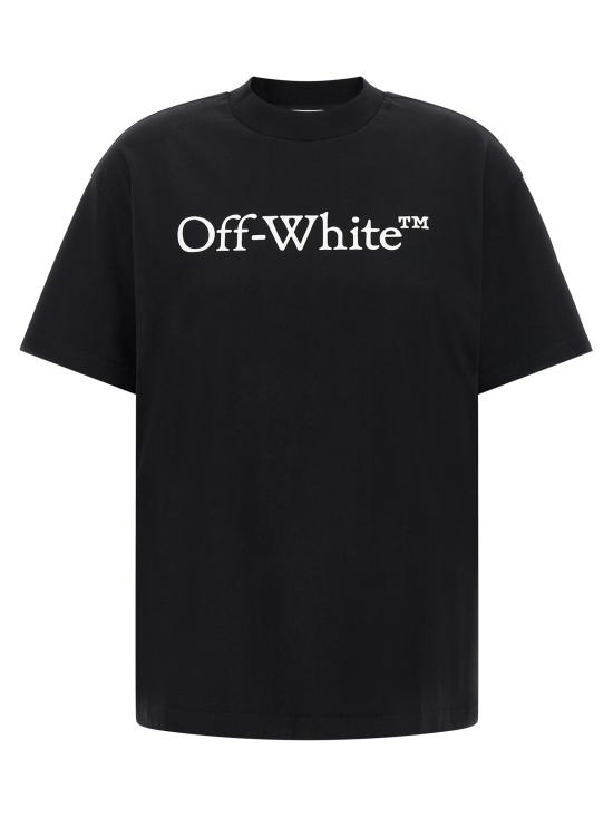 26FW 오프화이트 반팔 티셔츠 2FA00677TW003W003 Black