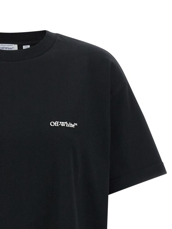 26FW 오프화이트 반팔 티셔츠 2FA00644TW036W036 Black - OFF WHITE