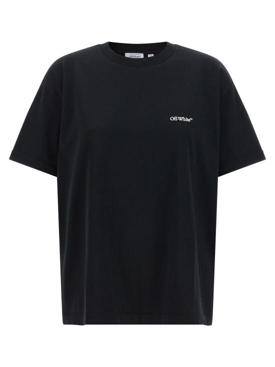 26FW 오프화이트 반팔 티셔츠 2FA00644TW036W036 Black