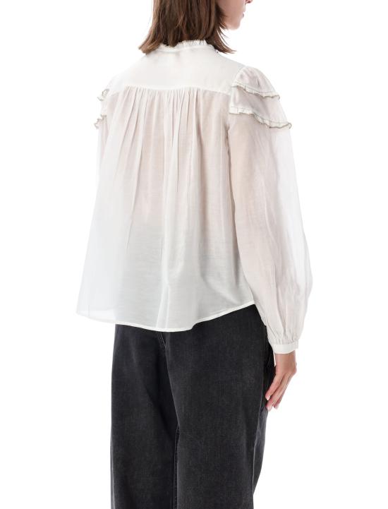 26FW 이자벨마랑에뚜왈 크리스타 블라우스 크리스타 블라우스 HT0681FBB3J04E 20WH - ISABEL MARANT ETOILE