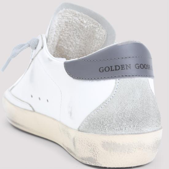 26FW 골든구스 스웨이드 스타 슈퍼스타 클래식 스니커즈 GWF00102 F006113 11915 WHITE ICE DARK GRAY - GOLDEN GOOSE