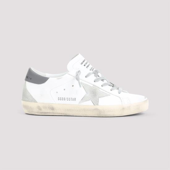 26FW 골든구스 스웨이드 스타 슈퍼스타 클래식 스니커즈 GWF00102 F006113 11915 WHITE ICE DARK GRAY - GOLDEN GOOSE