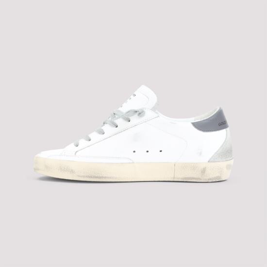 26FW 골든구스 스웨이드 스타 슈퍼스타 클래식 스니커즈 GWF00102 F006113 11915 WHITE ICE DARK GRAY - GOLDEN GOOSE
