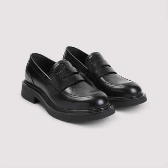 26FW 구찌 GG 디테일 로퍼 840267 AAE8P 1000 BLACK - GUCCI