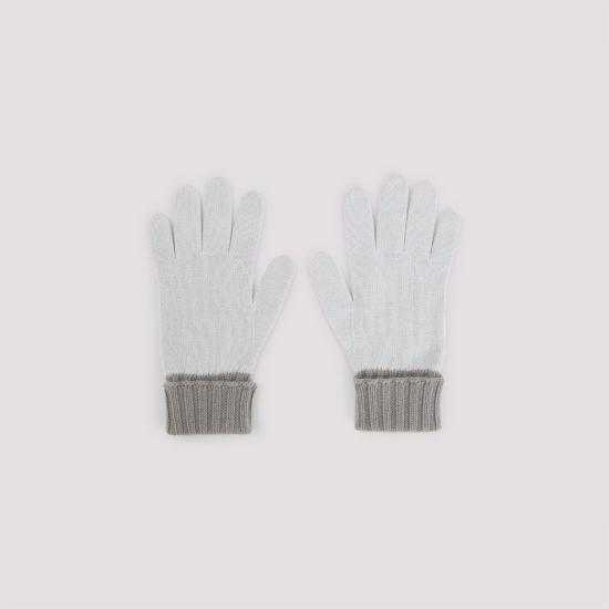 26FW 구찌 GG 캐시미어 자카드 글러브 813136 3GAC0 1763 LIGHT GREY - GUCCI
