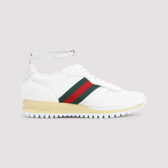 26FW 구찌 리모션 레이스업 스웨이드 스니커즈 832918 AAEZM 9067 BIANCO - GUCCI