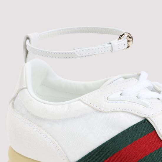 26FW 구찌 리모션 레이스업 스웨이드 스니커즈 832918 AAEZM 9067 BIANCO - GUCCI