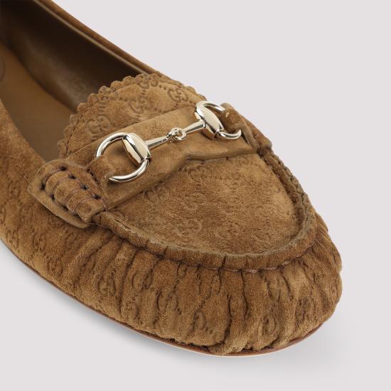 26FW 구찌 켄싱턴 발레 플랫 814895 AAEEE 2808 CUOIO DAFNE - GUCCI