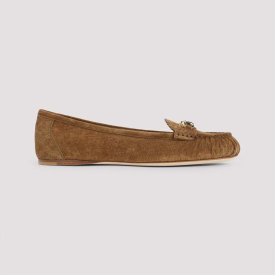 26FW 구찌 켄싱턴 발레 플랫 814895 AAEEE 2808 CUOIO DAFNE - GUCCI