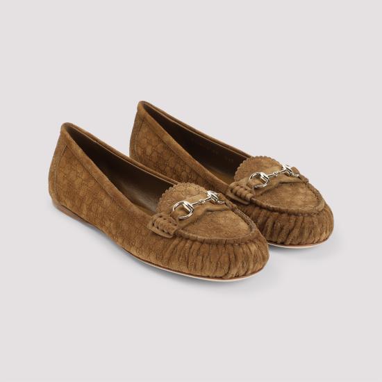26FW 구찌 켄싱턴 발레 플랫 814895 AAEEE 2808 CUOIO DAFNE - GUCCI