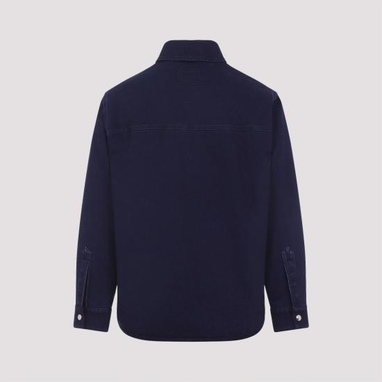 26FW 구찌 리버서블 데님 플란넬 셔츠 835282 XDDB6 4447 BLUE MIX - GUCCI
