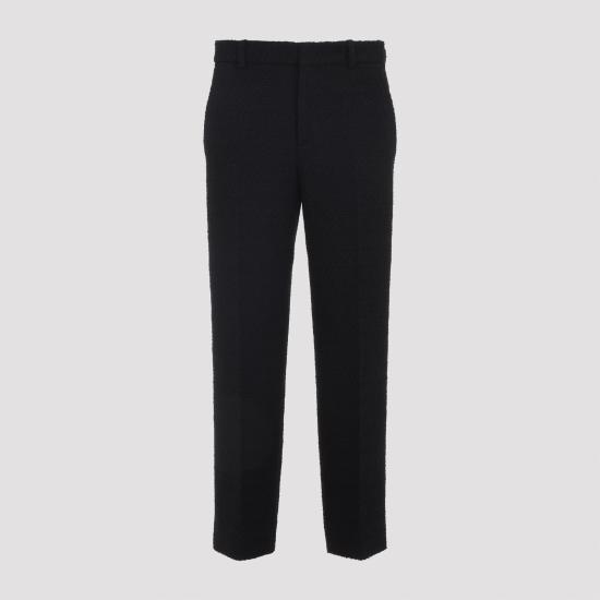 26FW 구찌 울 부클레 팬츠 837421 Z7ATM 1000 BLACK - GUCCI
