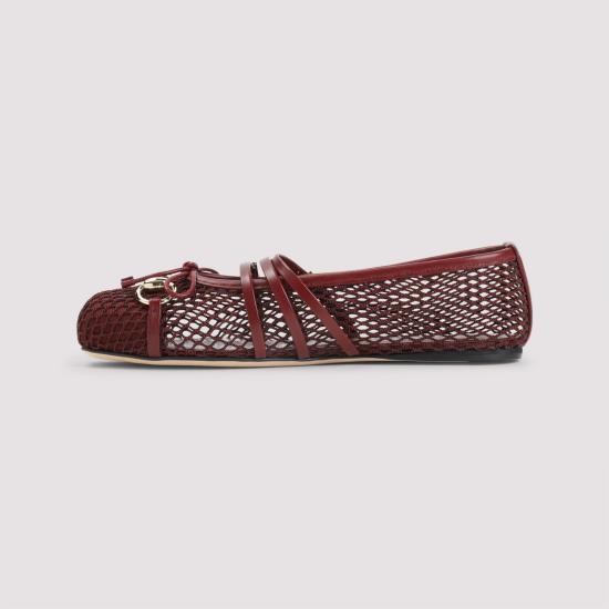 26FW 구찌 홀스빗 플랫 슈즈 835077 FAEQZ 6207 ROSSO ANCORA - GUCCI