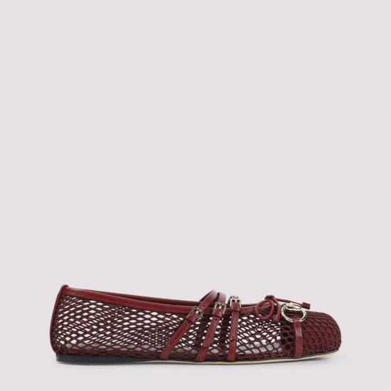 26FW 구찌 홀스빗 플랫 슈즈 835077 FAEQZ 6207 ROSSO ANCORA