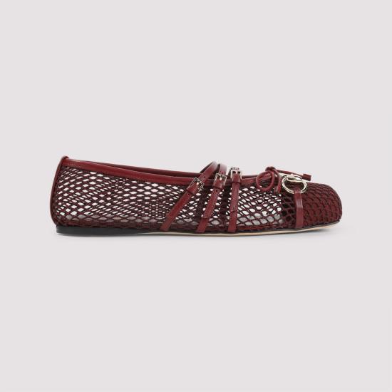 26FW 구찌 홀스빗 플랫 슈즈 835077 FAEQZ 6207 ROSSO ANCORA - GUCCI