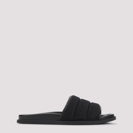 26FW 구찌 GG 캔버스 슬라이드 838089 FAD71 1000 BLACK