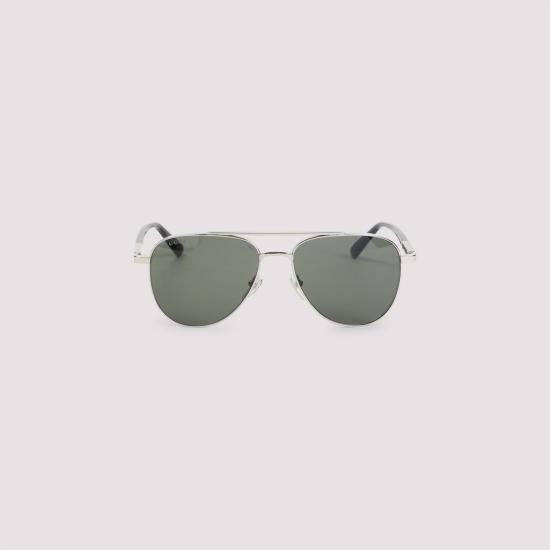 26FW 구찌 선글라스 840029 I3330 8112 SILVER BLACK GREY - GUCCI