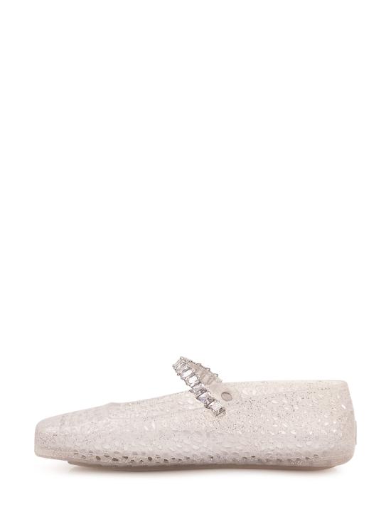 26FW 지미추 플랫 슈즈 J000176685 CLEARSILVER CLEAR SILVER MIX CRYSTAL - JIMMY CHOO
