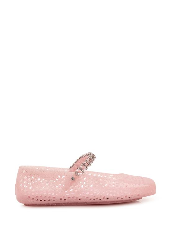 26FW 지미추 플랫 슈즈 J000176684 CANDYSILVER COTTON CANDY SILVER MIX