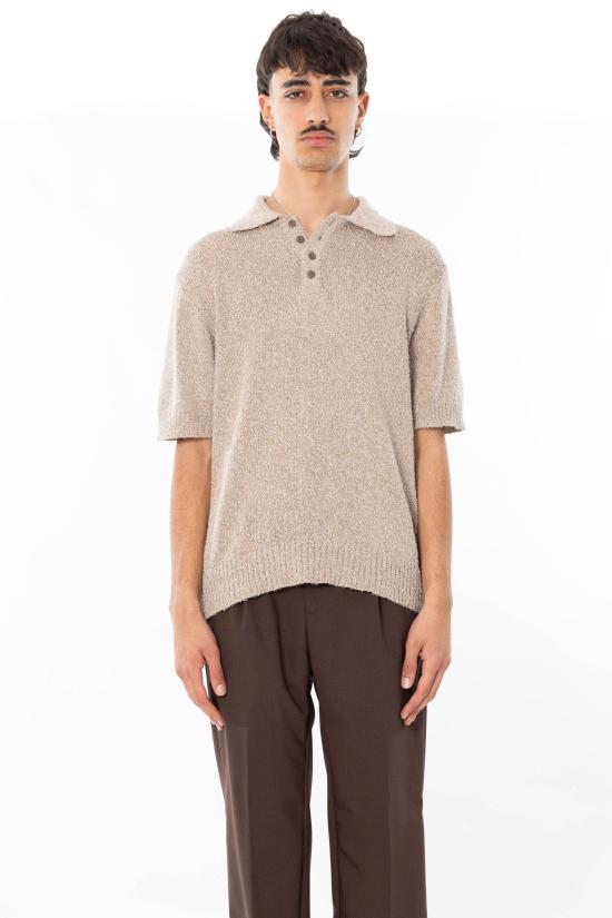 26SS 다니엘피에솔리 폴로 티셔츠 4041 38 Beige