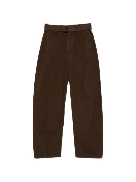 26FW 르메르 트위스트 벨티드 팬츠 PA326D LD1077512 BROWN
