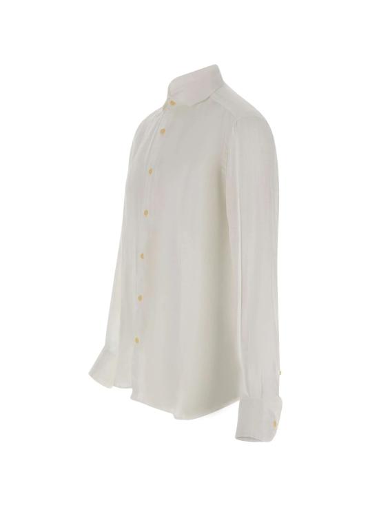 26SS 세인트바쓰 긴팔 셔츠 PAMP00101457LPAMPLONA LINEN 01 WHITE - MC2 SAINT BARTH
