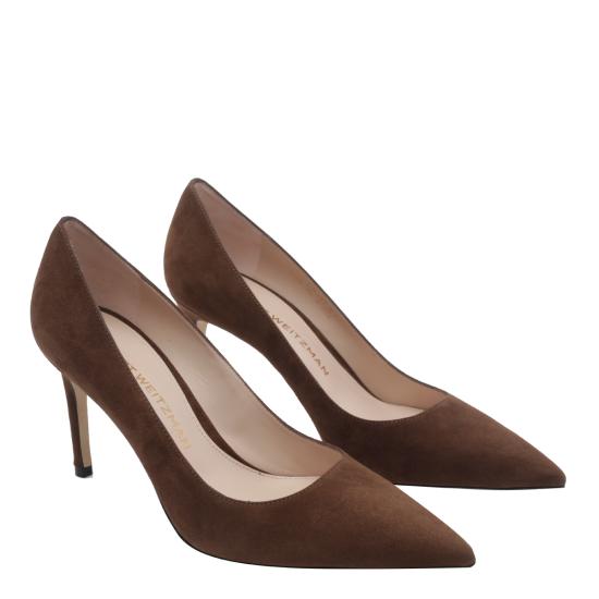 26FW 스튜어트 와이츠먼 힐/펌프스 SJ948 STUART POWER 85 SUEA59 BROWN - STUART WEITZMAN