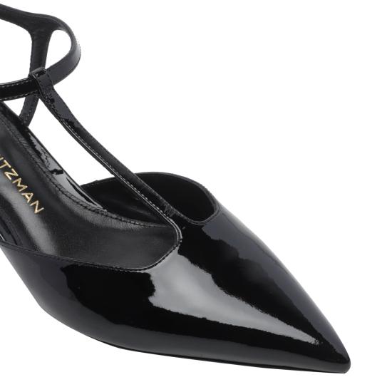 26FW 스튜어트 와이츠먼 힐/펌프스 SO171 VINNIE T STRAP PUMP PATBLK BLACK - STUART WEITZMAN